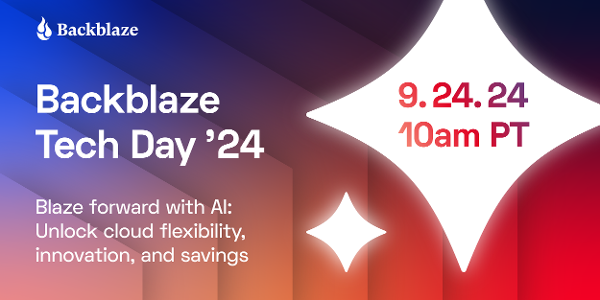 Backblaze Tech Day 2024