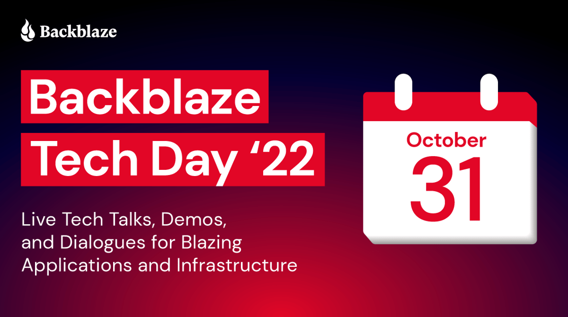 Backblaze Tech Day 2022