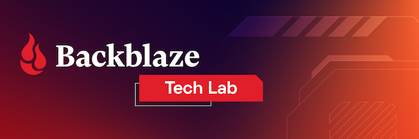 Backblaze Tech Lab webinars