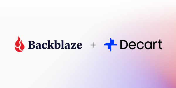 Backblaze and Decart logos